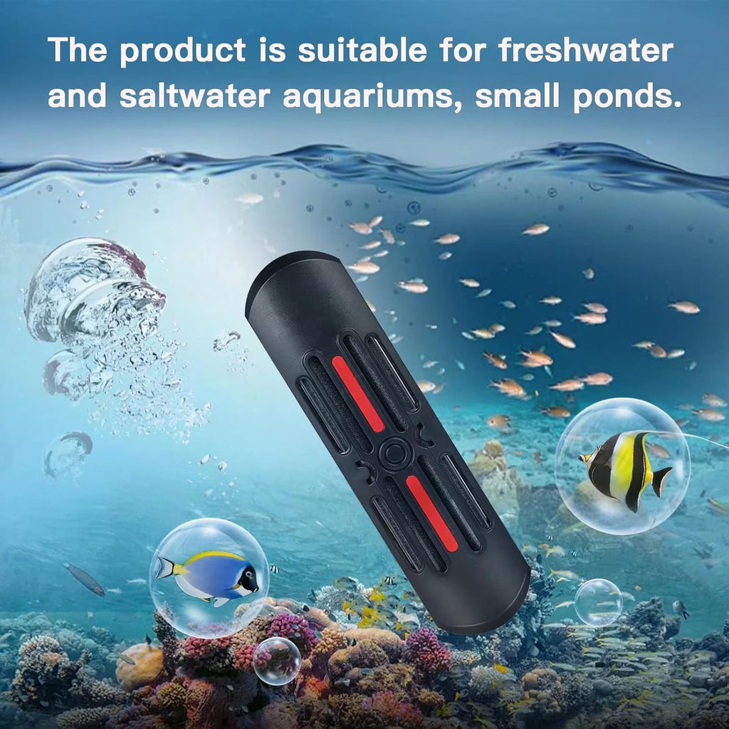 Aquarium Heater, 800W, 1200W Bold Double Quartz Tube Heater, Fast Heating, high-Definition Digital Touch Controller, Energy Saving. (Applicable to Fresh Water and sea Water) (1200W)