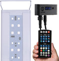 CURRENT USA 18-24" Inch White Full Spectrum Freshwater LED Aquarium Plant Light 10 15 20 25 Gallon | Satellite Plus RGB+ for Aquariums | Wireless 24 Hour Timer Remote Fish Tank Planted Lighting (4320)