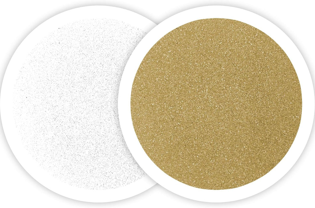 Sandsational Sparkle Hazelnut and White Unity Sand 2 Pack, 1 LB (16 oz) of Each Color, Colored Sand for Weddings, Vase Filler, Home Décor, Crafts, Terrariums, and More