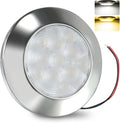 Goldlife B3 LED Marine Courtesy Light Boat Interior Light, 2.8" 11LED DC10-30V IP67 316 Stainless Boat Cabin Ceilling Lights, Multicolor Surface Mount RV Transom Deck Yacht Lighting
