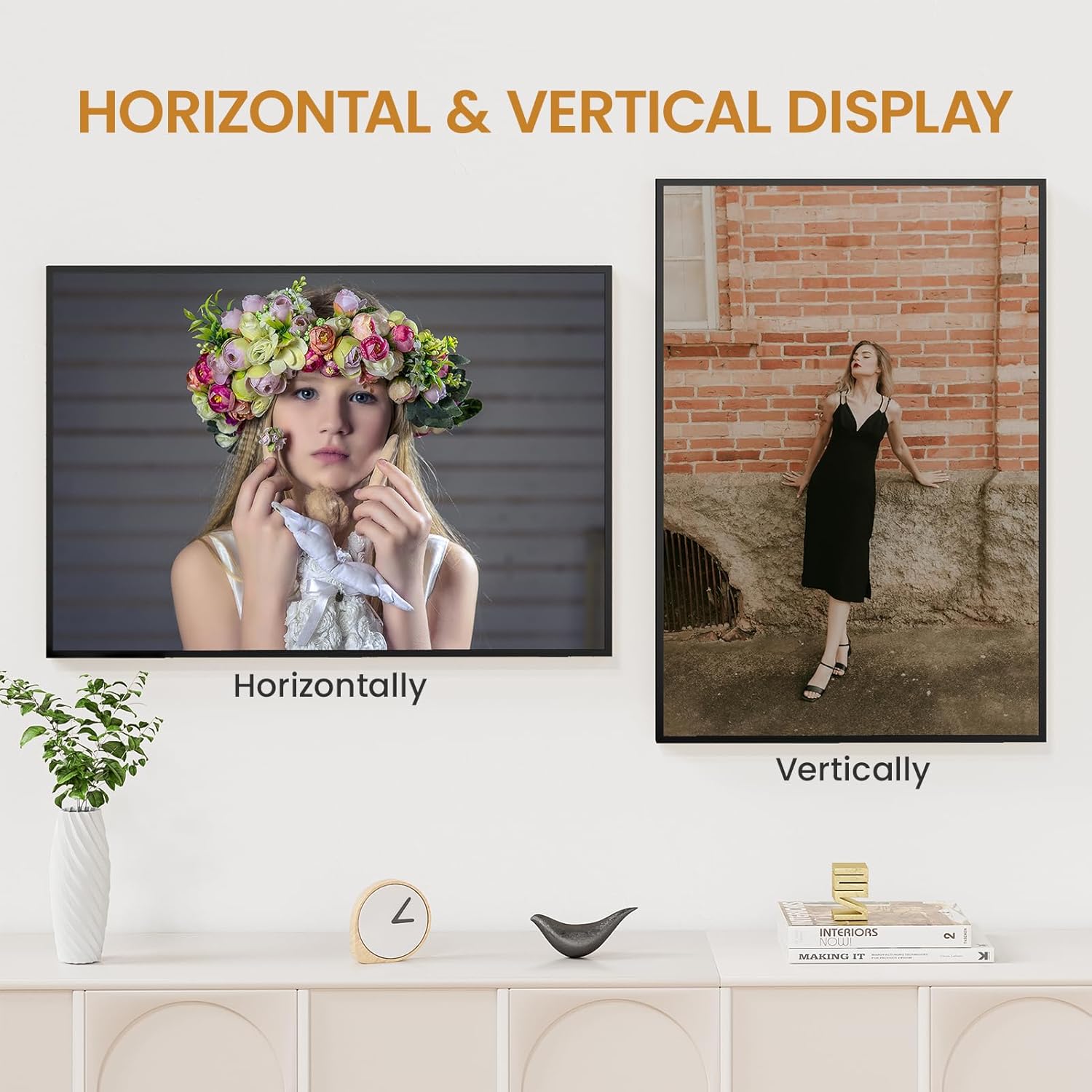 18x26 Aluminum Metal Picture Frame,Tempered Glass Black Large 18 x 26 Poster Frame for Puzzles Photos or Artwork to Wall Mount Horizontal or Vertical for Decor House,Office,Hotel