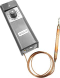 W1609-101 Refrigeration Thermostat Temperature, Walk in Cooler Temperature Control Replace W1609-101 TH-1609, Control from -30 Degrees F to 90 Degrees F, 5 Ft Capillary