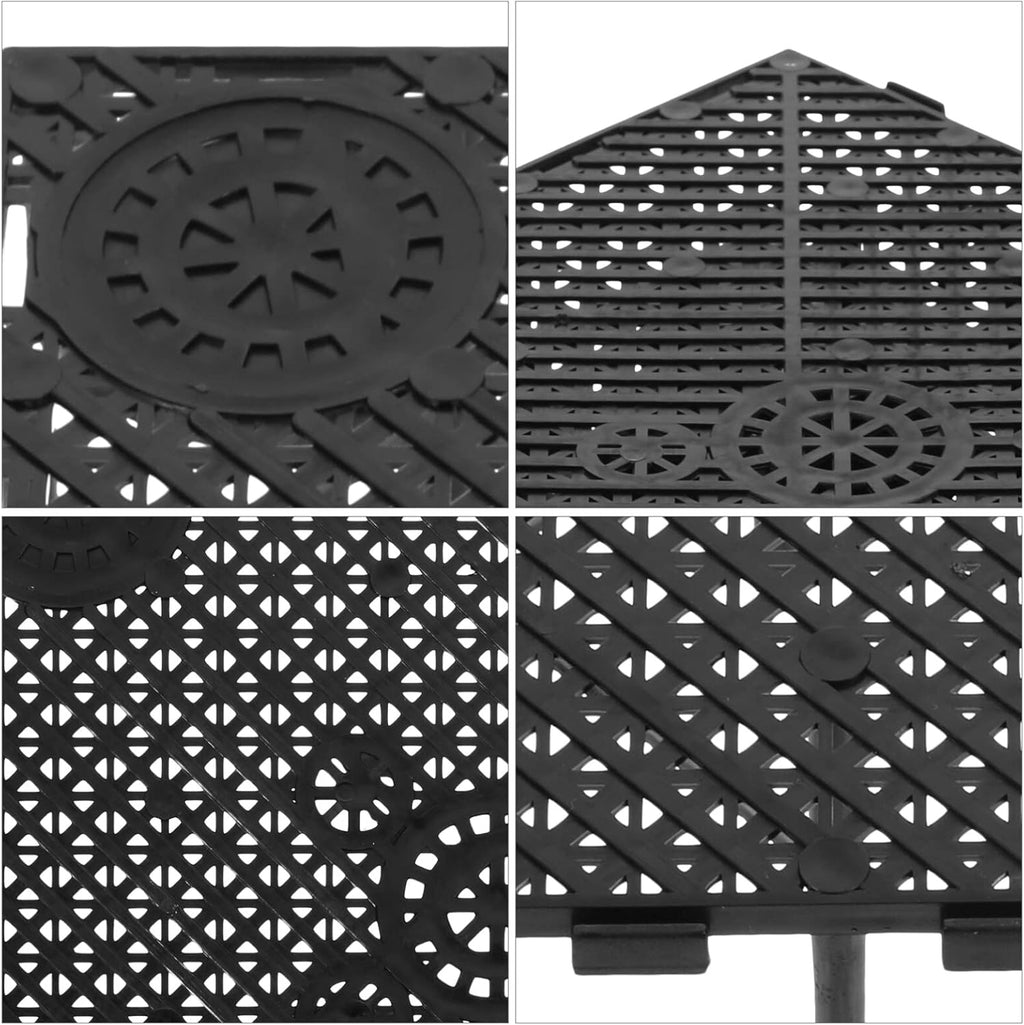 Scicalife Aquarium Bottom Filter Plate 5.9X5.9 Inch PVC Undergravel Filter Board Water Permeable Fish Tank Separator for Large Dragon Fish Breeding and Marine Aquariums