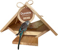 DIY Wooden Dove Nesting Box - Birdhouses for Outdoor Use, Small Birdhouses for Mourning Doves and Other Small Birds, Durable Pine Wood, by Decoribles