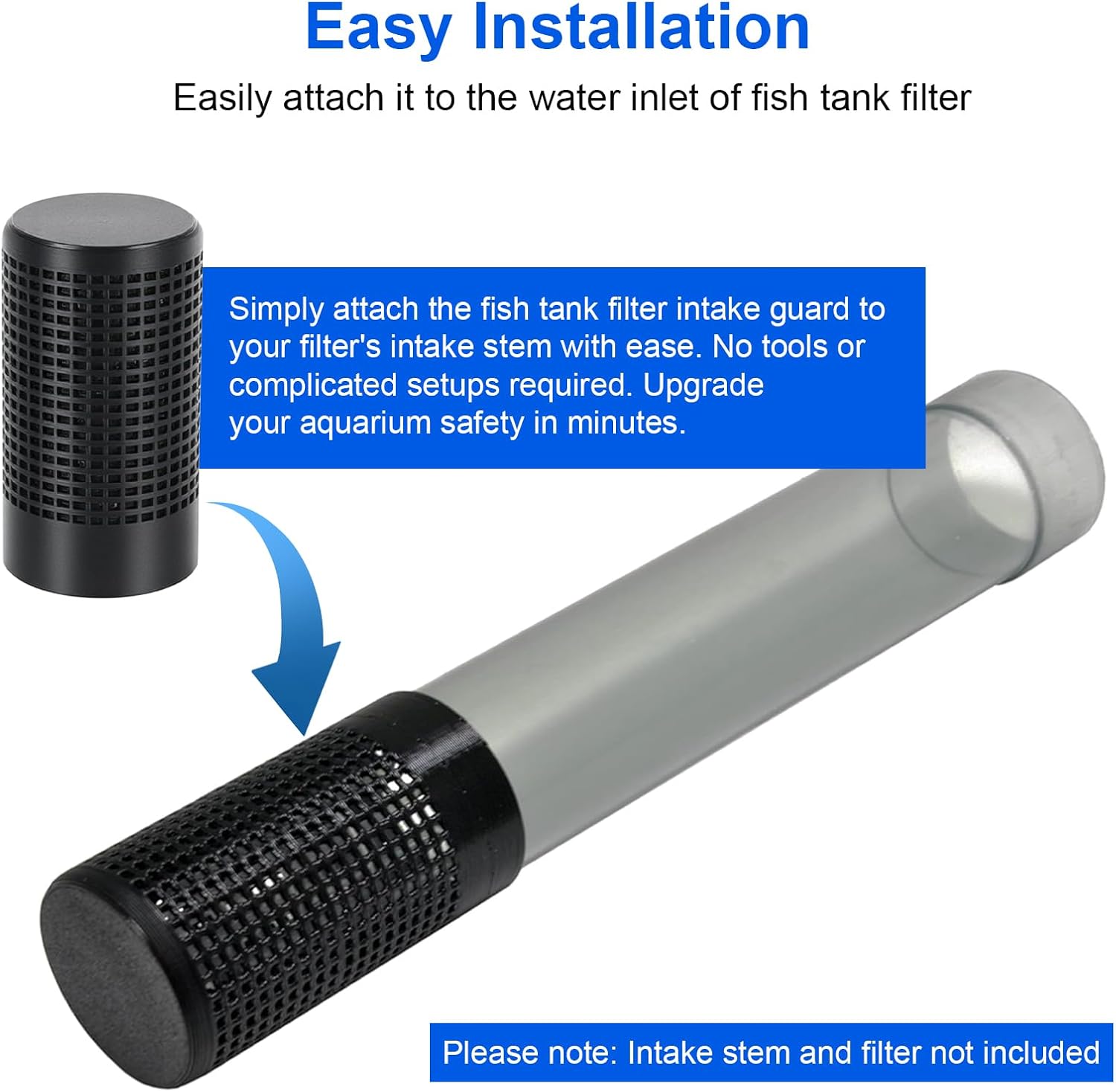 Aquarium Filter Intake Guard Replacement for Aqua-Clear 70/110, Fish Tank Canister Filters Cover Protect Aquatic Life, Aquarium Intake Filter - 1 Pack