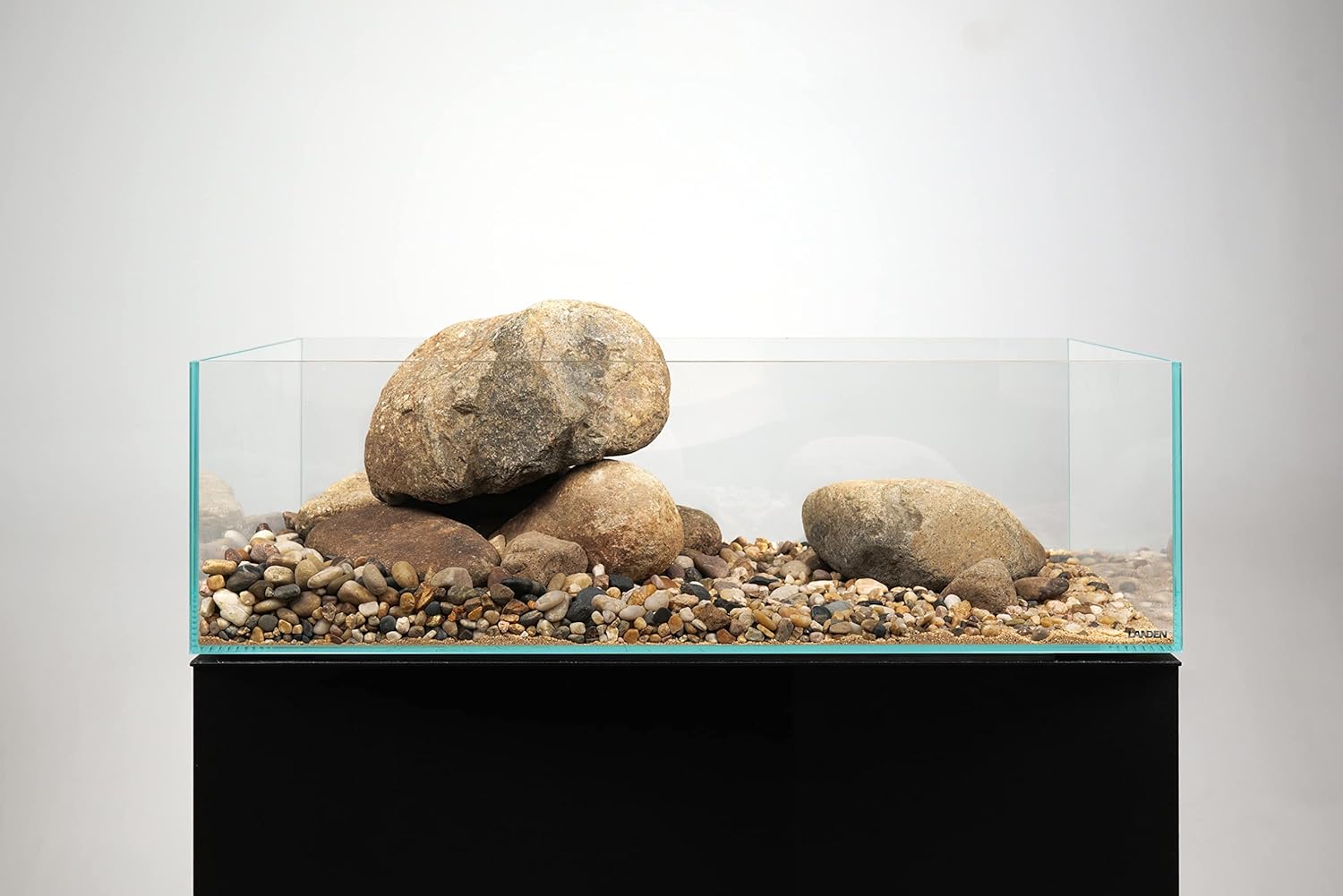 LANDEN 60S 7.9 Gal Shallow Aquarium Tank, Shallow Fish Tank, Rimless Low Iron Tank W23.6×D11.8×H7.1 in(60x30x18cm); 5mm Thickness Aquascape Fish Tank, Black Leveling Mat Included