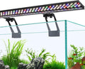 hygger Clip On Full Spectrum Aquarium LED Light, 42W Day-Night Dual Timer Sunrise-Day-Sunset-Moon Fish Tank Light, Adjustable Timer Brightness with 9 Colors for Planted Tank