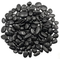 RITOLLO 2.5lb Black Pebble Rocks 3/5-8/5 Inch Polished River Stones for Indoor Plants, Garden Landscaping, Vase Fillers & Aquarium Decor - Natural Decorative Rocks for Succulents, Bonsai, Terrariums