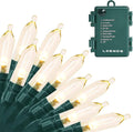 18ft 50 LED Battery Operated Christmas Lights, 8 Modes with Timer - Waterproof for Indoor & Outdoor Decor