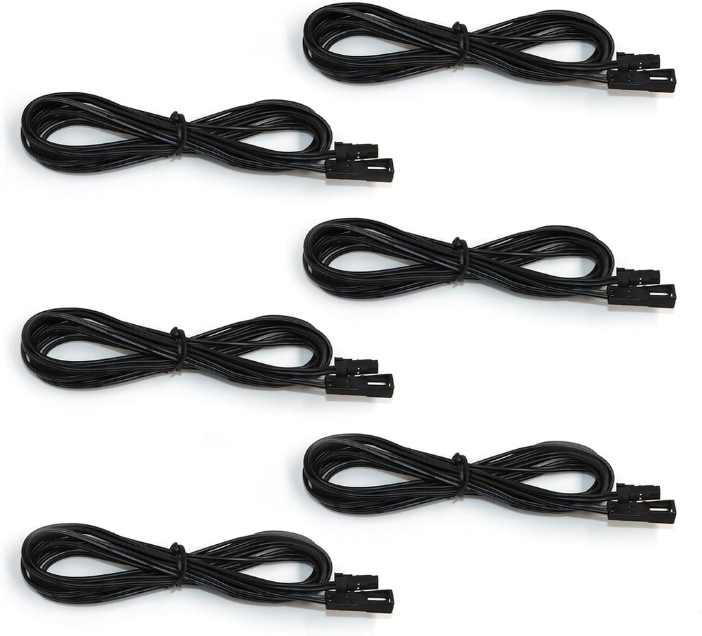 VST 6.56 ft Flexible Extendable Cables with 12V JST Connector Male and Female 12V Puck Lights, Led Strip Light, 12V Driver