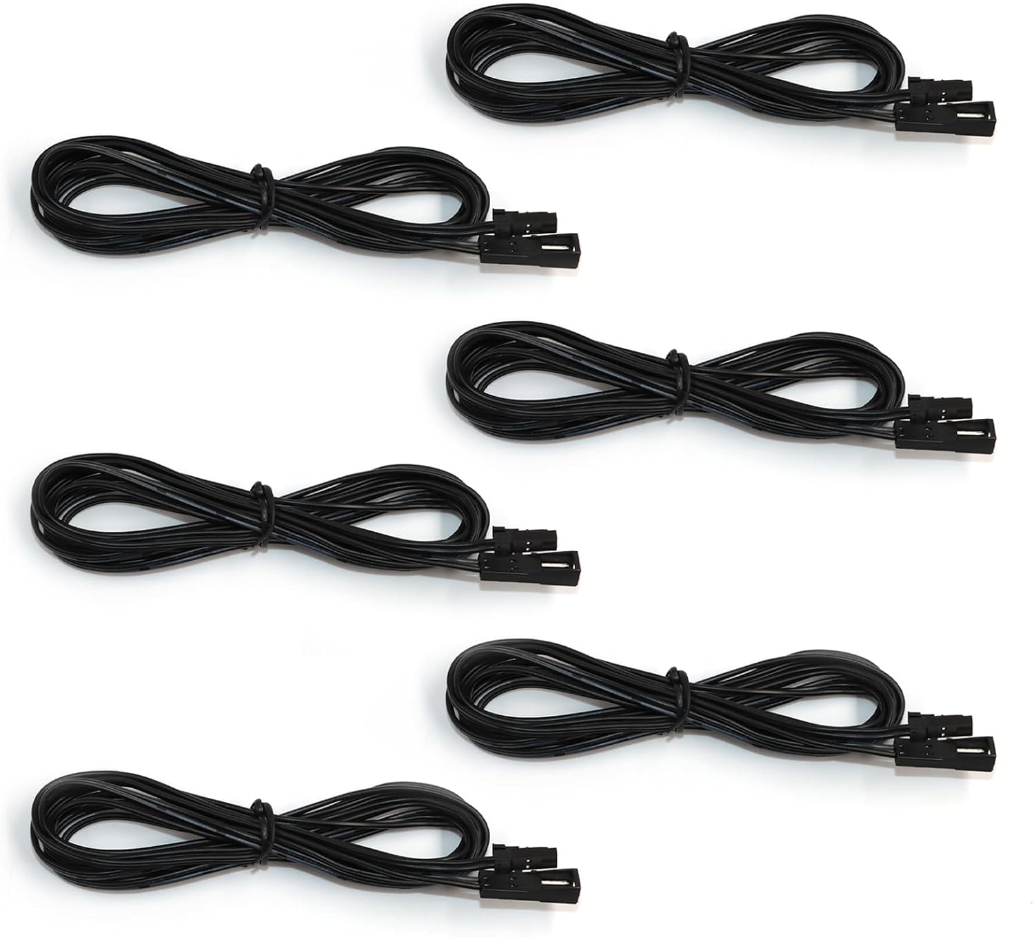 VST 6.56 ft Flexible Extendable Cables with 12V JST Connector Male and Female 12V Puck Lights, Led Strip Light, 12V Driver