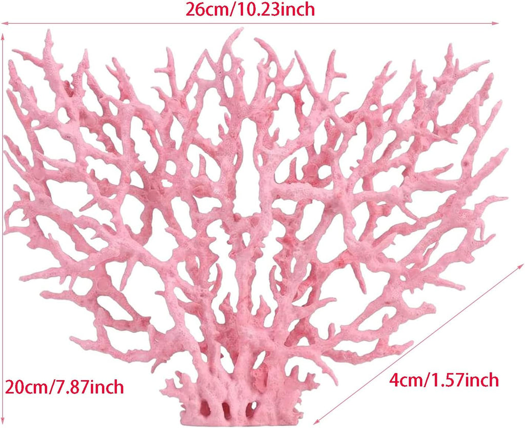 Besimple Artificial Aquarium Coral Ornament Decor Plastic Fish Tank Plants Decoration for Aquarium Landscape