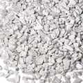 1lb Howlite Crystal Aquarium Gravel Polished Tumbled Stones Irregular Shaped Crystal Chips Bulk Natural Gemstone Rocks Vase Filler Fish Tank Gravel Home Decoration (450 Gram)