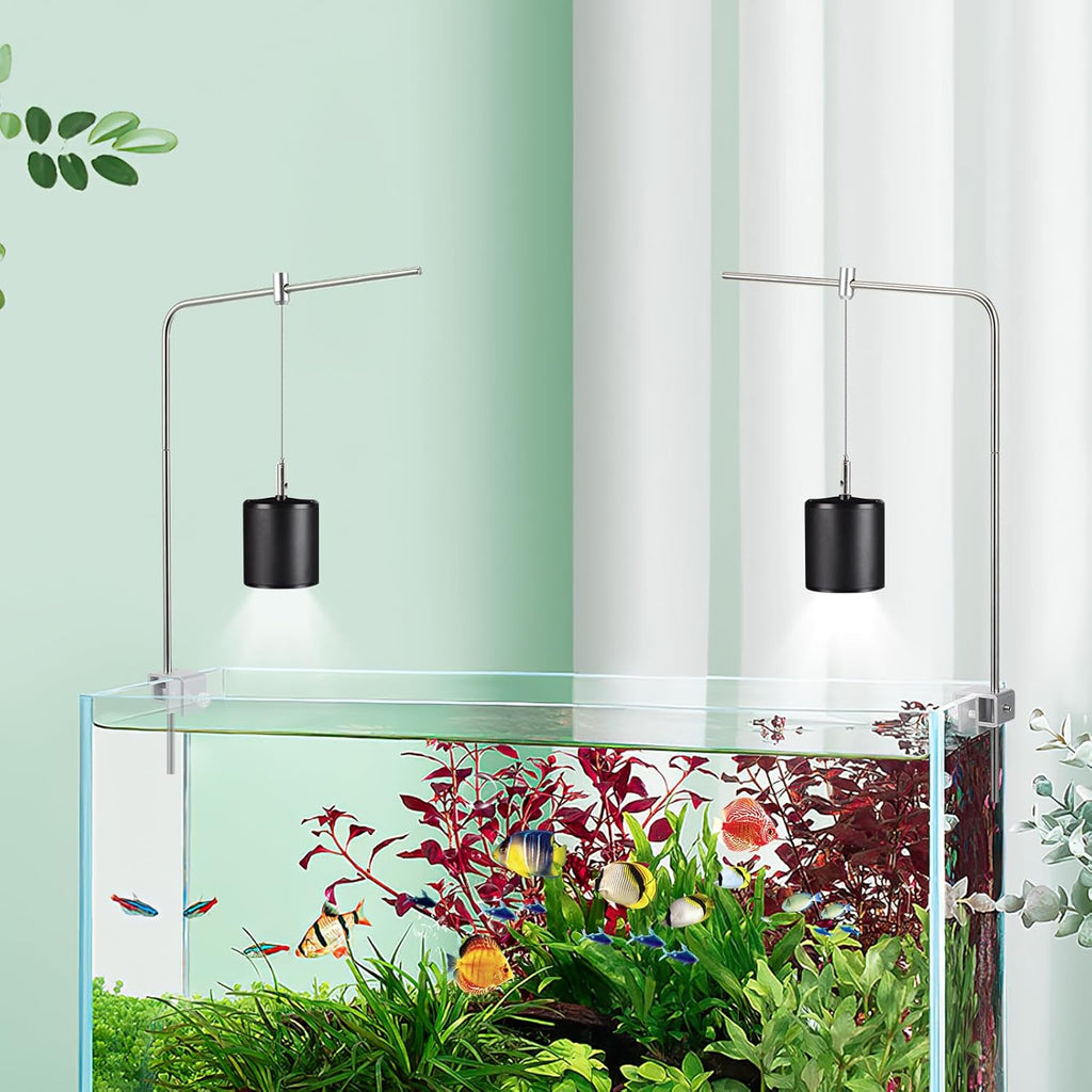 Aquarium Light Riser Universal Fish Tank Light Holder for Aquarium Lighting Compatible with Freshwater and Seawater Tanks 15.7X7.9 Inch Accessory