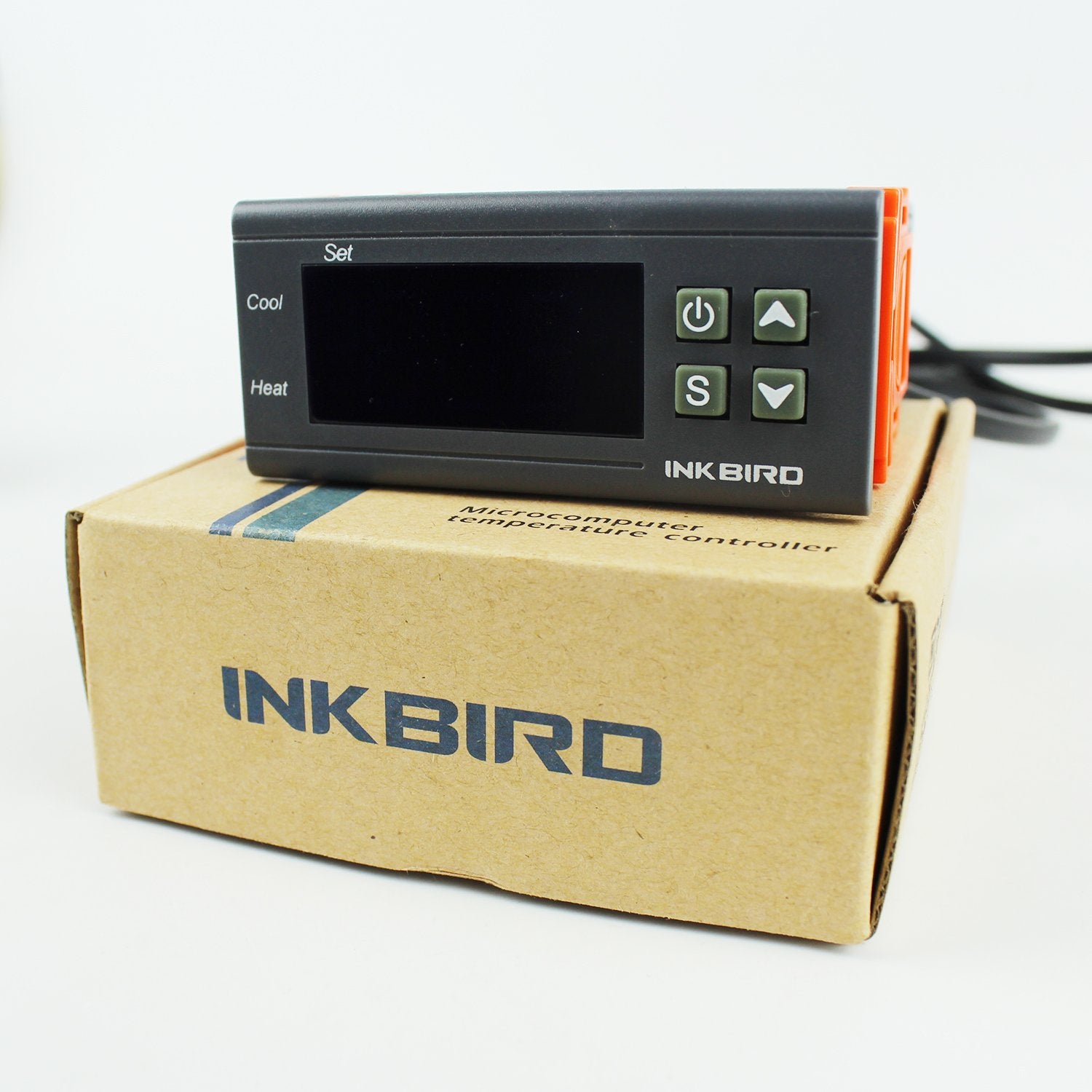 Inkbird All-Purpose Digital Temperature Controller Fahrenheit &Centigrade Thermostat w Sensor 2 Relays (ITC-1000)