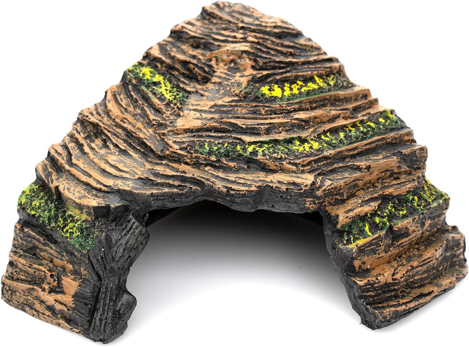 Reptile Hide Cave - Naturalistic Terrarium Décor for Reptiles and Amphibians, Safe & Comfortable Hideout