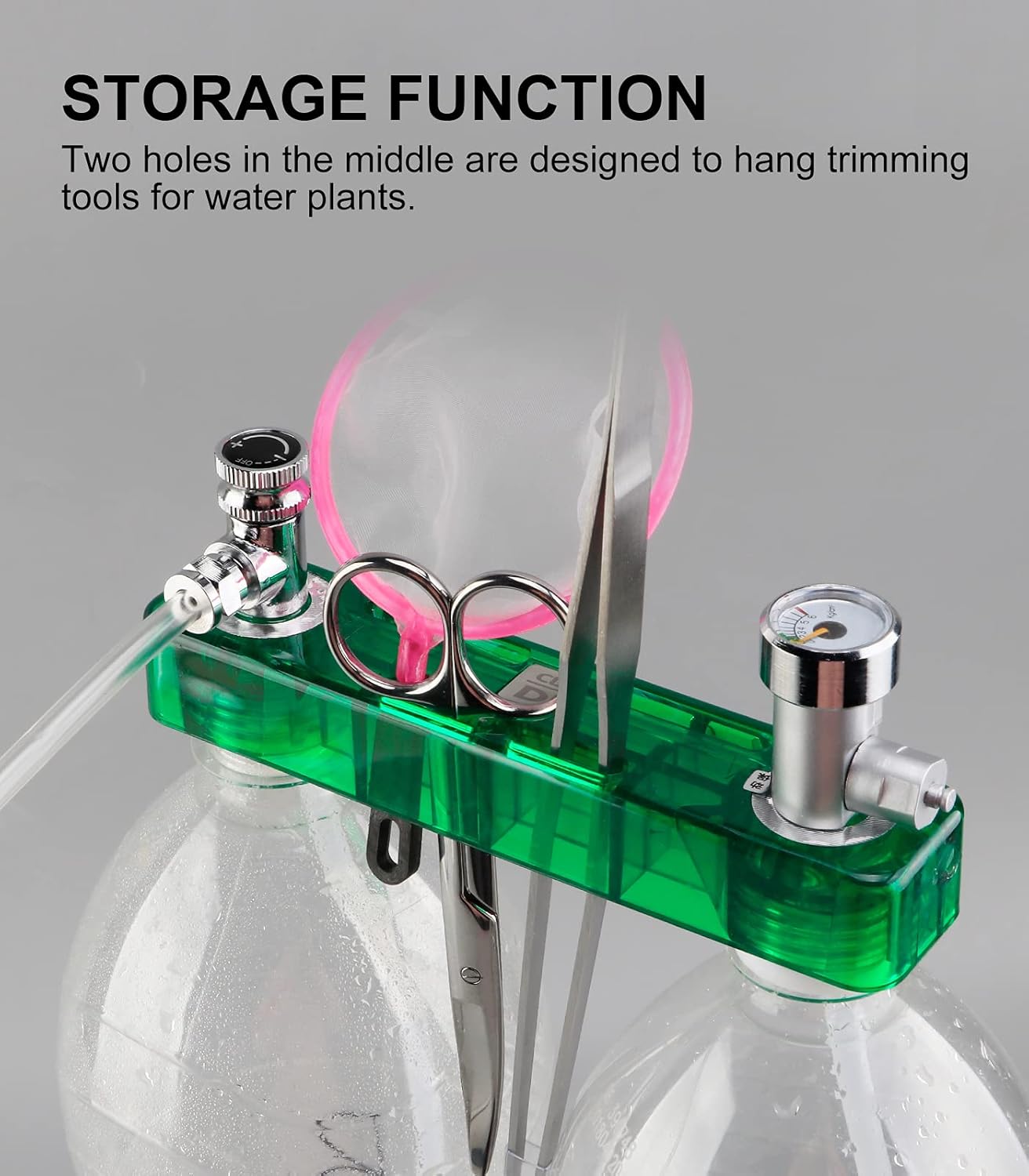 DIY CO2 Generator System Kit with Safety Valve 1 Second Quick Reaction for Aquarium Plants Integrated Design