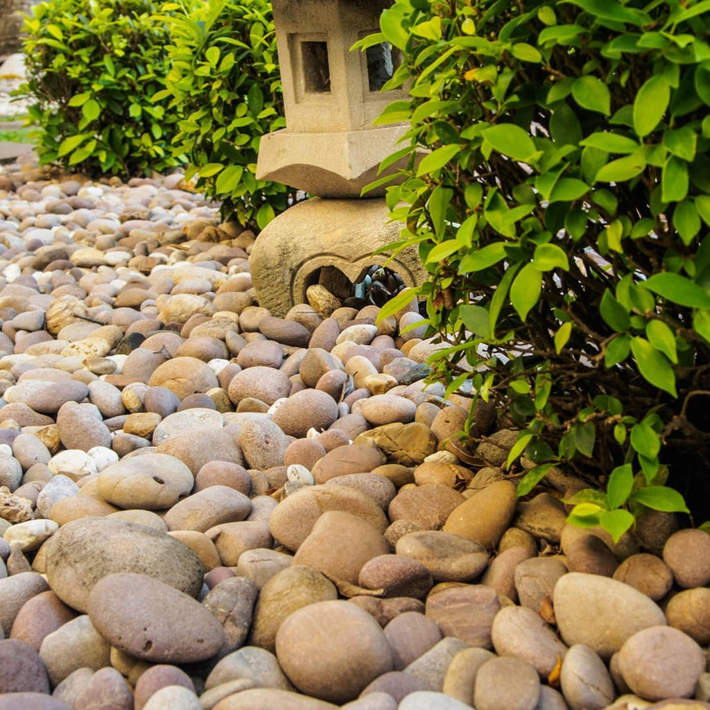 Natural River Rocks, Small Rocks for Plants Decorative Polished Pebbles for Fish Tank, Gardening, Flower Pots, Vase Fillers, Indoor Water Fountains, Landscaping, 40lbs, 2-3 Inch