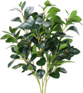3Pcs Faux Greenery Stems Eucalyptus Plant 32.3'' Long Stem Artificial Shrubs Plants Silk Greenery Stems Arrangement for Floor Vase Garden Office Home Decor Wedding Table Centerpiece