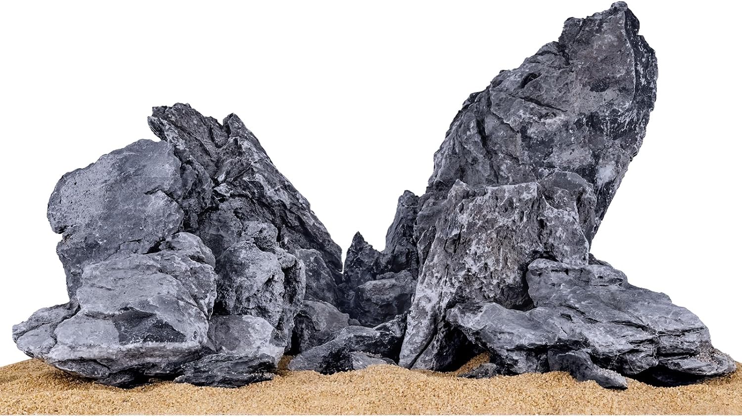 20LB Seiryu Rock Stone for Aquascaping,4-6 inch Natural Aquarium Landscape Stones for Aquariums,Fish Tank Decor Rocks for Landscaping, Paludariums & Micro Landscapes