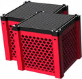 2PCS Pure Cube Water Trough Filter-New,Eco-Aquarium Water Trough Purifier Cubes,Super Strong Filtration Activated Carbon Filter Media for Fish Tanks,Horse Troughs,Cattle,Ponds&Livestock Tanks Red