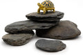 Aquarium Stone Natural Slate Stream Turtle Tank Rocks 3-7 inches Fish Rock for Aquarium Aquascaping Shrimp Tanks Amphibian Enclosures Paludarium-5lb