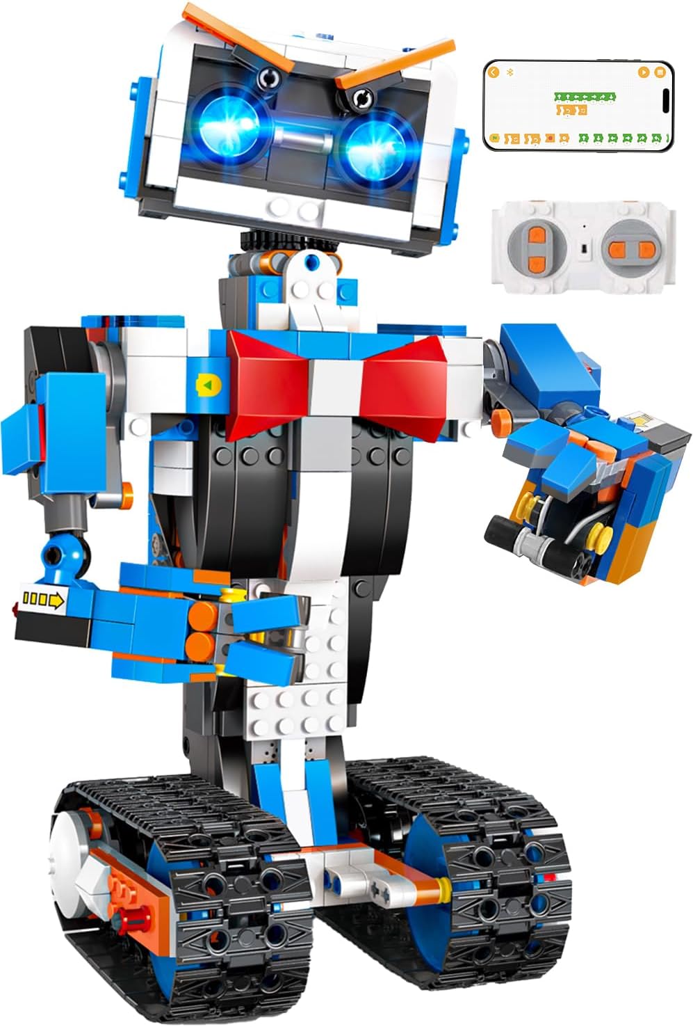 okk STEM Robot Toys for Kids 8-12, APP & Remote Control Robot Building Kit, DIY Engineering Educational Coding Robotics kit, Programmable Robot Building Toys for Boys Girls
