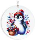 Penguin Ornament, Penguin Christmas Ornaments 2025, Cute Funny Animal Christmas Ornaments for Tree Decor, Penguin Gifts for Women Girl Kids, Unique Winter Holiday Tree Keepsake Present Exchange.