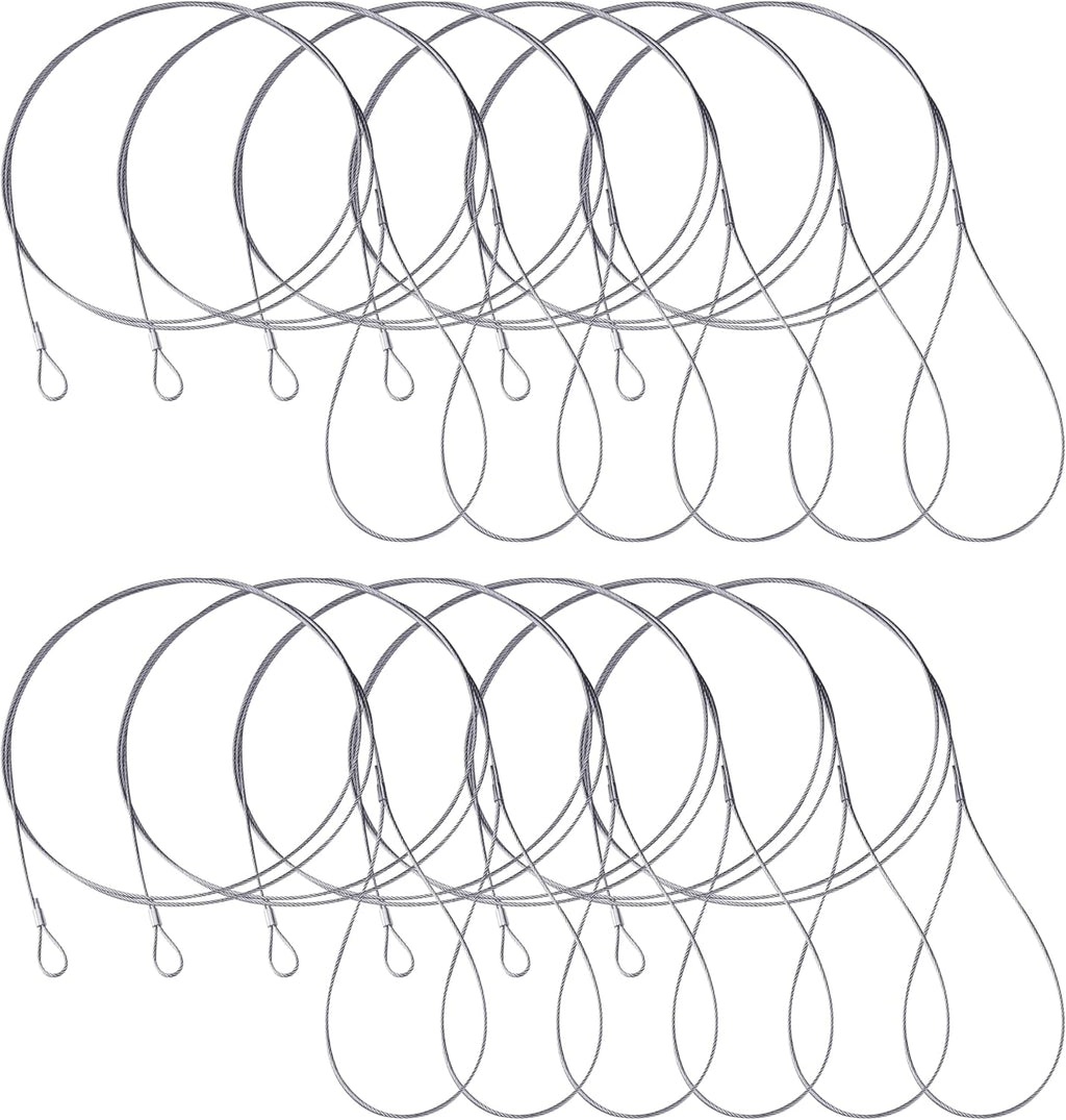 12Pcs Trap Wire (72in 7x7 5/64 Cable) Fits for Traps Extension