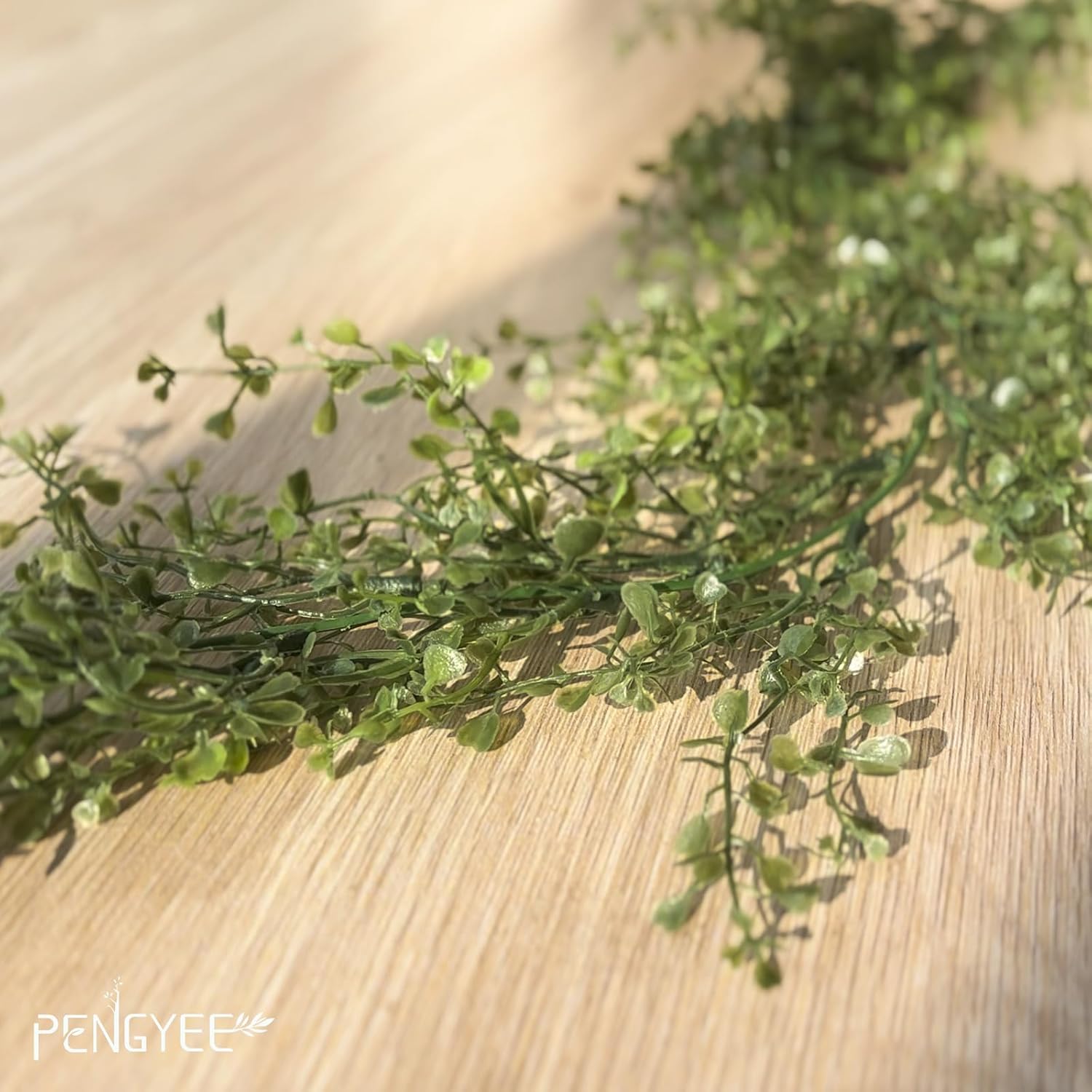 6 Pack 5.57ft Artificial Greenery Garland, Leaf Garland for Room Decor, Garlands for Decoration, Fake Vines Hanging Plants for Home Bedroom Garden Wall Wedding Decor 039