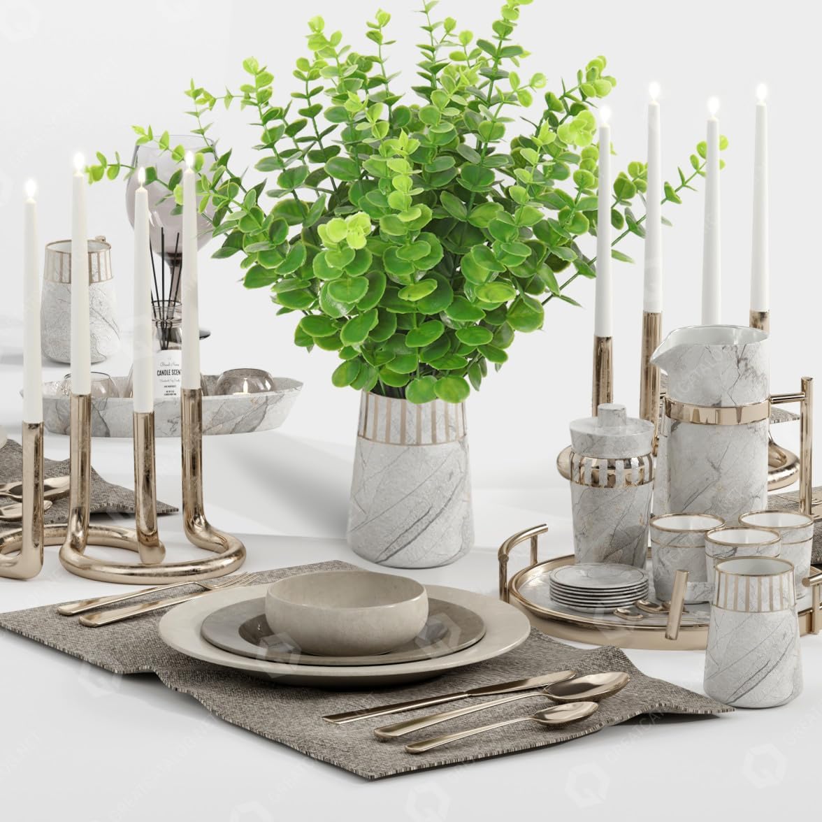 RECUTMS 36Pcs Green Eucalyptus Leaves Stems 15 inch Artificial Eucalyptuses Leaf Branches Faux Tender Greenery Picks Spring Wedding Centerpiece Flower Bouquet Arrangement Christmas Office Home Decor