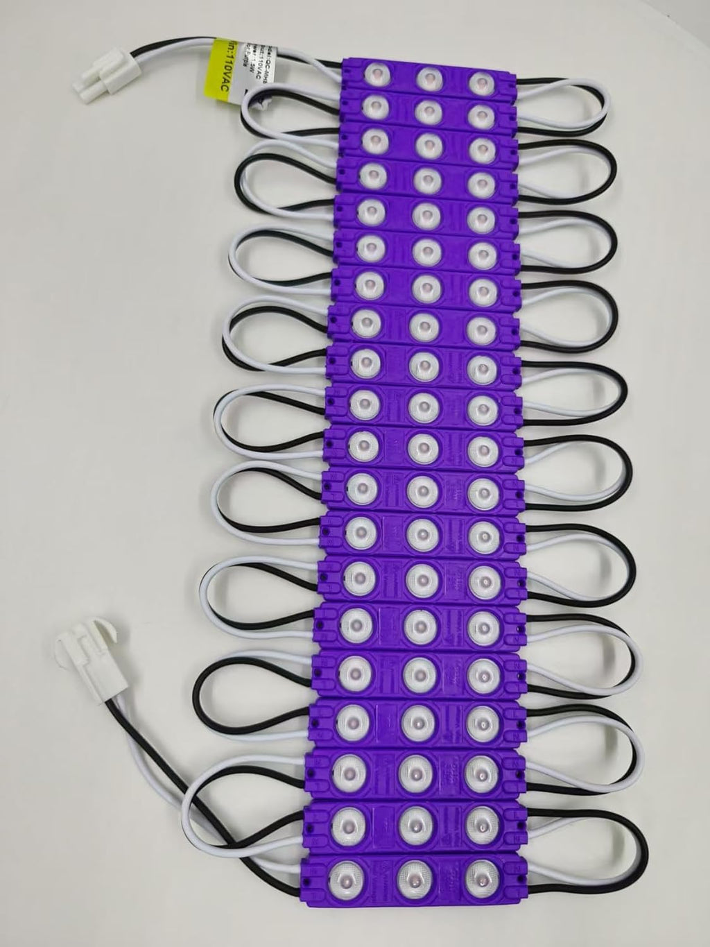 110V AC Purple LED Module 1.5W for Letter Lightbox Advertising Signs with Tape Adhesive Backside (Purple,200pcs pack)