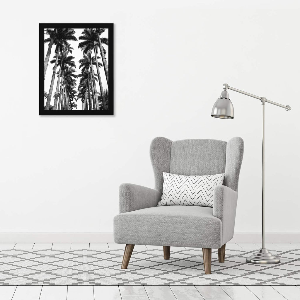 Americanflat 22x28 Poster Frame with Polished Plexiglass - Black Picture Frame - Wide Photo Frames Made of Engineered Wood for Vertical or Horizontal Wall Display - Epic Collection - Black