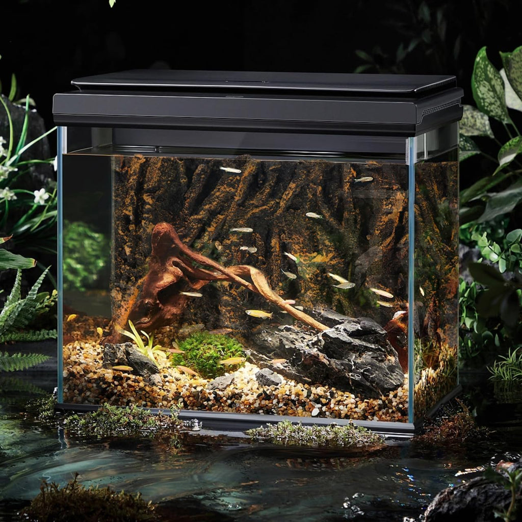 Terrarium Background for Reptile Tanks Tree Root Decorative Board Easy to Use Landscape Board for Aquariums No Smell Pu Material Nature-