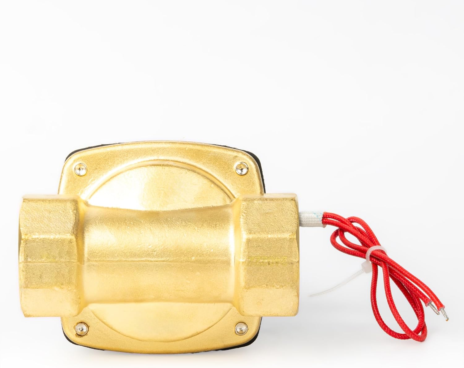 U.S. Solid 1-1/4" Solenoid Valve - 110V AC Brass Electric Solenoid Valve, Normally Closed, Viton Seal