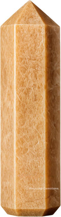 Amazing Gemstone Large Cream Moonstone Crystal Towers ~ Natural Healing Crystal Point Obelisk for Reiki Healing and Crystal Grid (5.5 to 6 INCH)