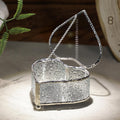 Glass Vintage Jewelry Box Keepsake storage Trinket Ring Display Box Home Decor Embossed Clear Glass Box Organizer(4×3.6×2.1inches)