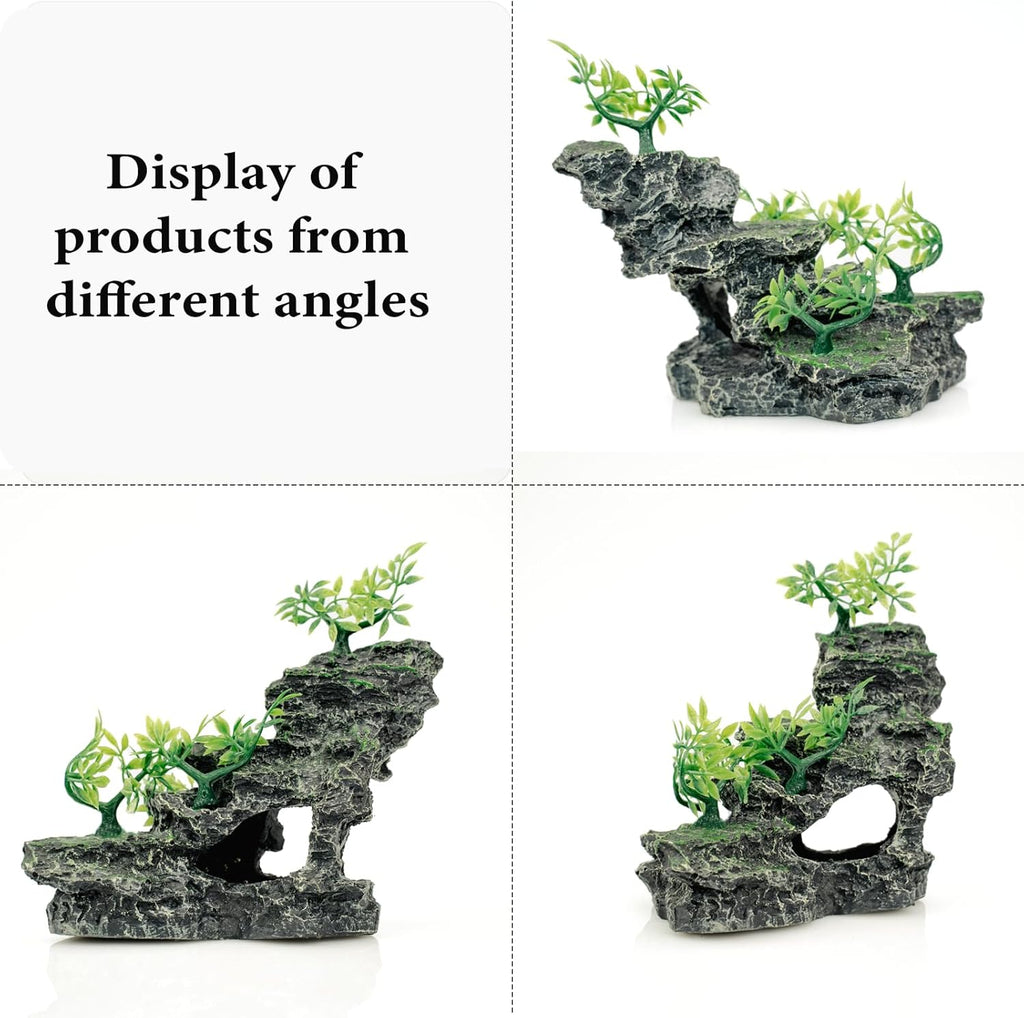 Fish Tank Decoration - Aquarium Ornament Rock Cave Landscape,01