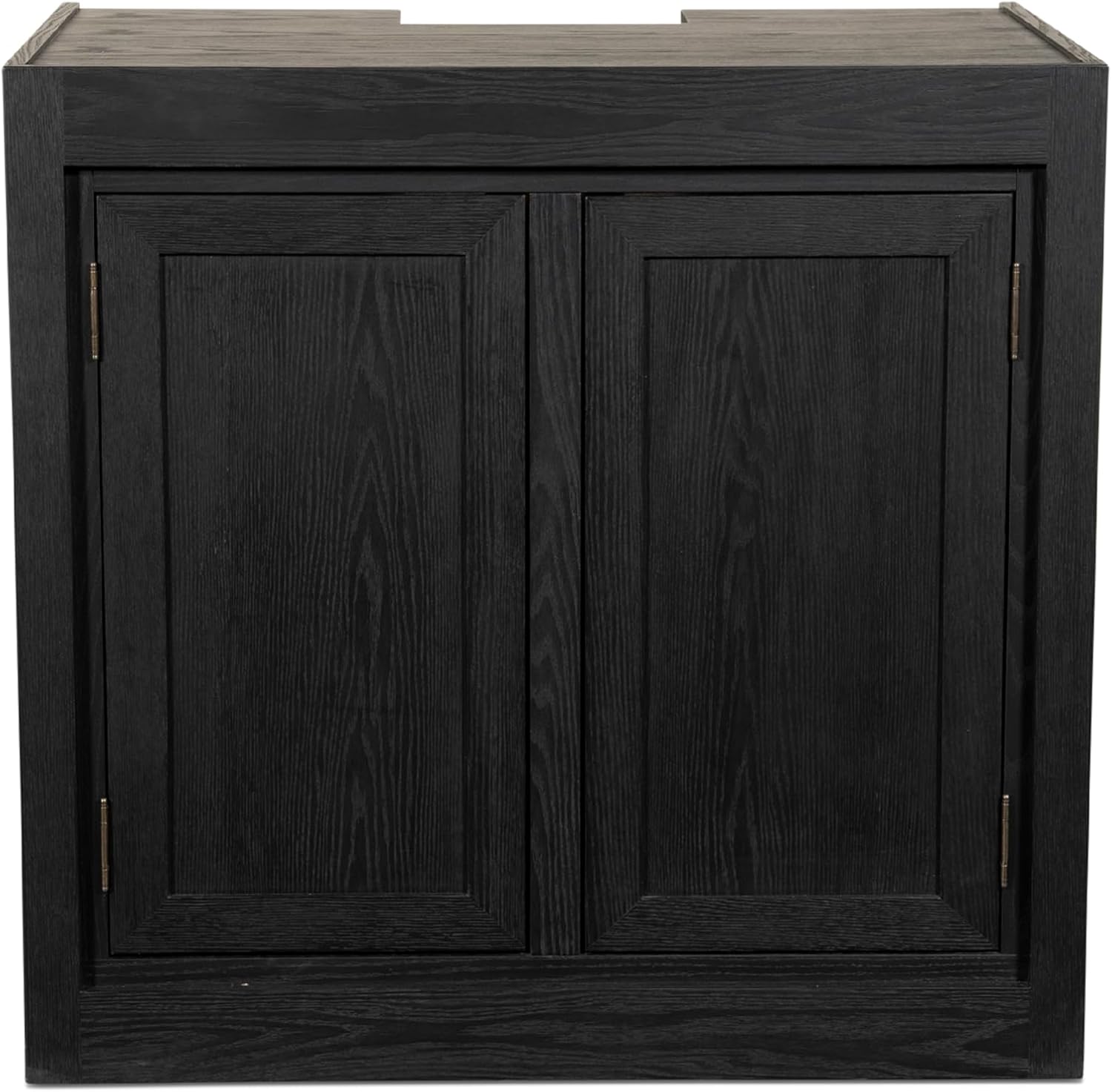 120G-GO 120 Gallon SC Aquariums 48x24x24 12mm Plug N Play System with Maple Black Wood Cabinet