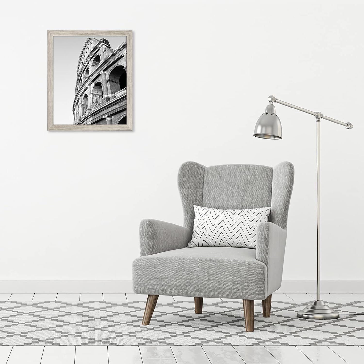 Americanflat 20x24 Picture Frame with Polished Plexiglass - Wide Picture Frames Made of Engineered Wood for Vertical or Horizontal Wall Display - Epic Collection - Driftwood