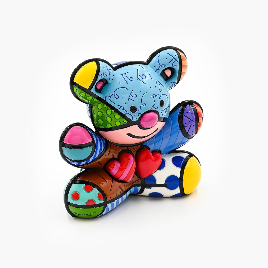Britto Collectible Figurine - Iconic Art Figurine, Decorative Displays for Modern Home Decor | Designed by Iconic Artist Romero Hope Bear (Multicolor)
