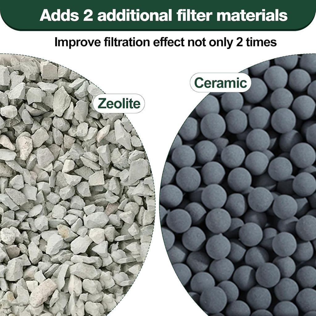 16-Count Medium Filter Cartridges Compatible with Tetra Whisper Bio-Bag Filters Medium Replacement Filter Cartridges for Whisper ReptoFilter and 10i IQ10 PF10 Power Filters -Ready to Use
