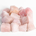 Crocon 2LB Rose Quartz Rough Bulk Natural Stone Raw Stone Tumbling Cabbing Polishing Mining Chakra Balancing Meditation Reiki Healing Good Luck Home Office Decor