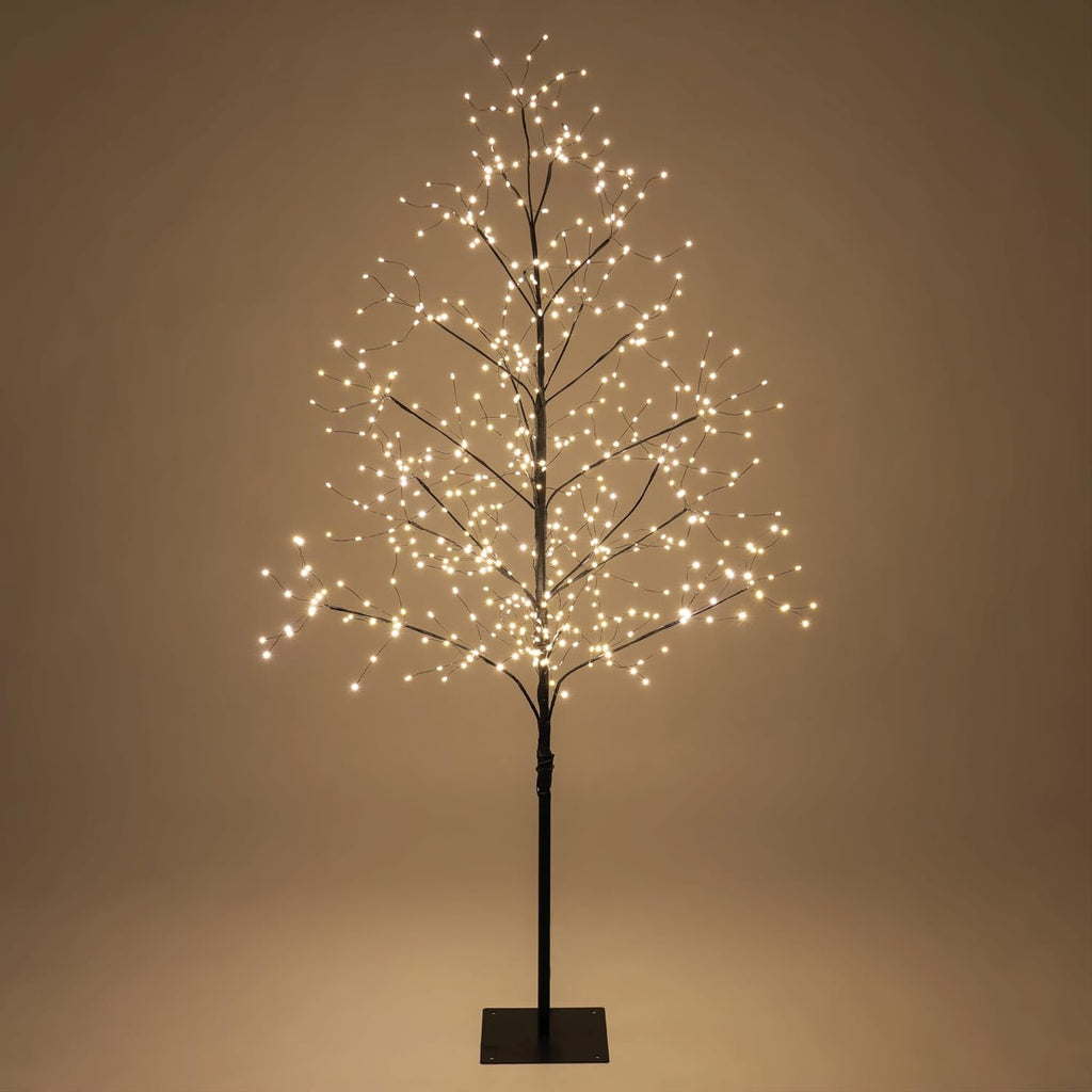 5 Ft Black Fairy Light Tree Home Décor Fairy Tree Black Room Decor, 570 Warm White LED Lights