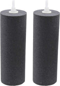 AQUANEAT Aquarium Air Stones 6x2 inch 2 Pack, Large Airstone, Aerator Bubble Diffuser, Air Pump Accessories for Aquariums, Hydroponic, Ponds and Fish Tanks