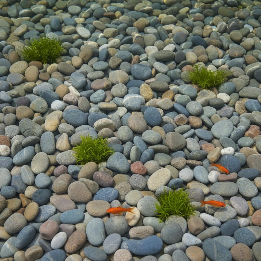 Decorative Natural River Rocks 20 LBS - 1-2 Inch Mexican Beach Pebbles for Landscaping, Garden, Walkways, Plant & Outdoor Decor