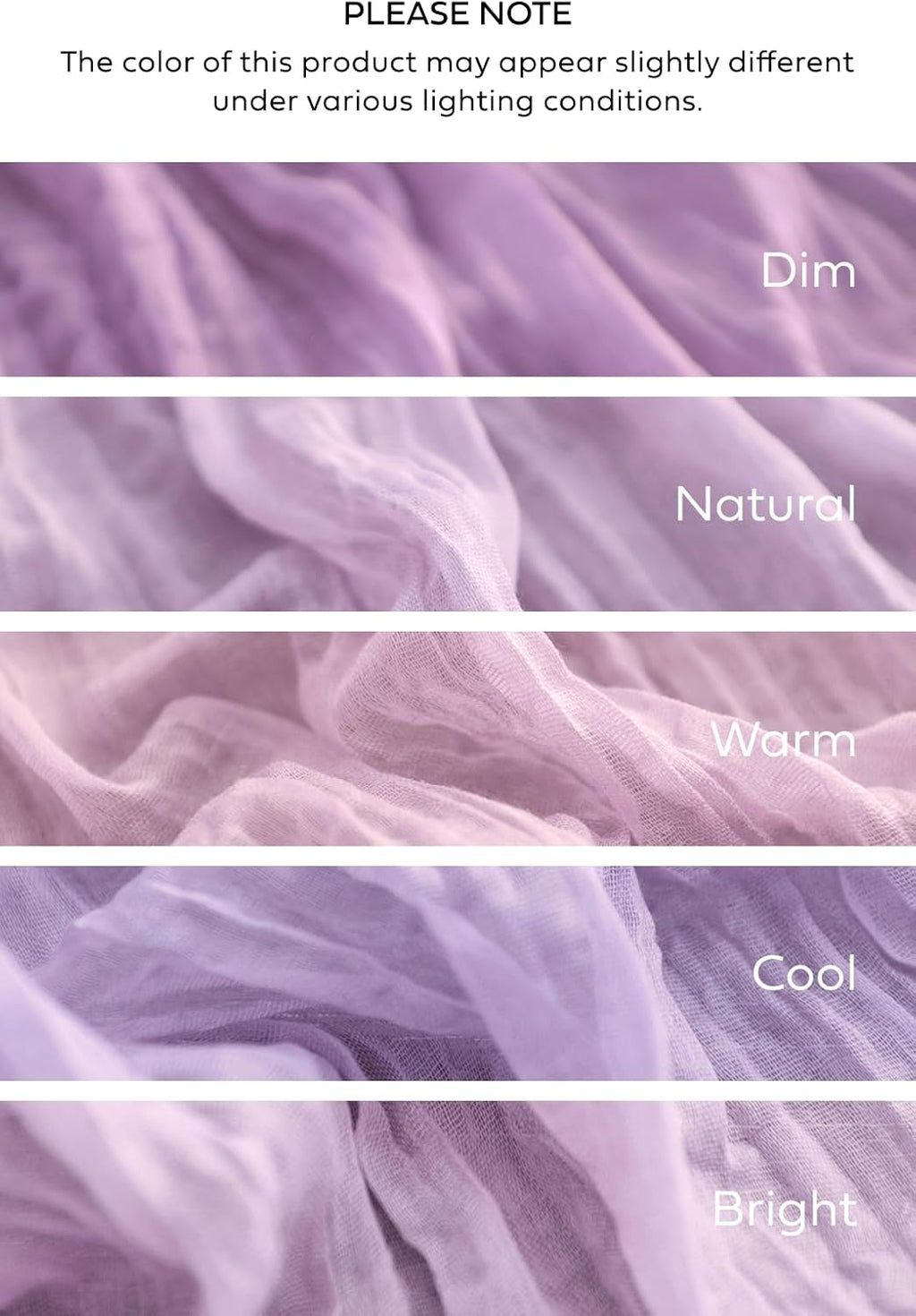 Ling's moment 14Ft Lilac Cheesecloth Table Runner Boho Chic Gauze Semi-Sheer Light Purple Tablecloth for Wedding Celebrations for Baby Shower Decorations Lavender