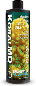 Brightwell Aquatics Koral MD Coral Dip – Plant-Based Cleaner and Conditioner for SPS LPS Soft Corals Zoanthids Anemones – Prevents Unwanted Substance Transfer, 250 ml