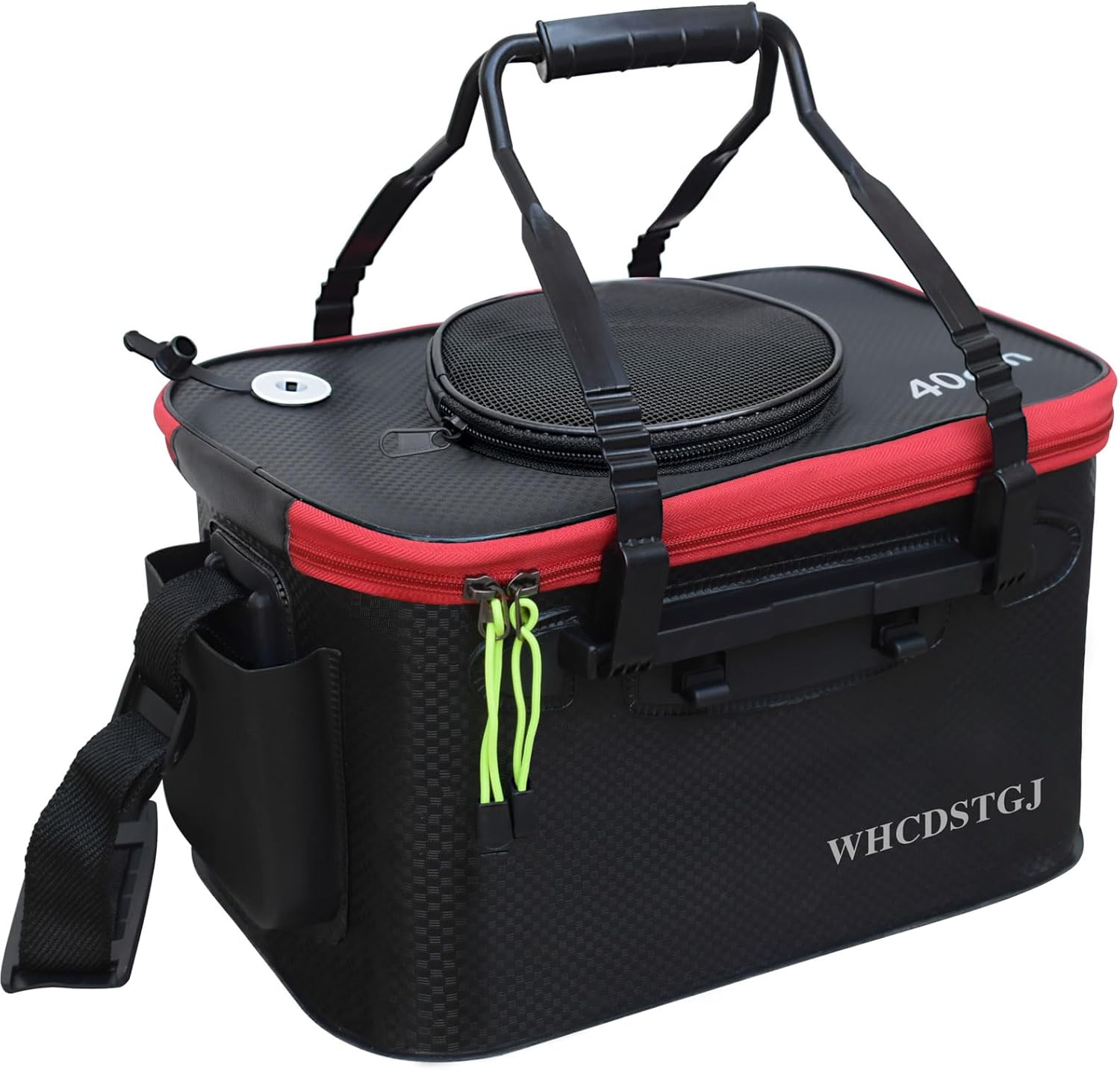 Fishing Bucket, Versatile Foldable Portable Fishing Bucket The 6 Gallon EVA Fish Bucket is Suitable for Storing Live Fish and Fresh Bait.…
