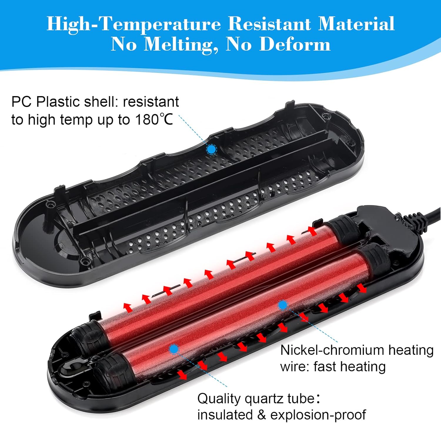 AQQA Aquarium Heater 800W for 80-220 Gallon Submersible Fish Tank Heater for Aquarium Betta Fish Heater Aquarium Thermostat Heater Hydroponic Freshwater & Saltwater (800W, 80-220Gal)